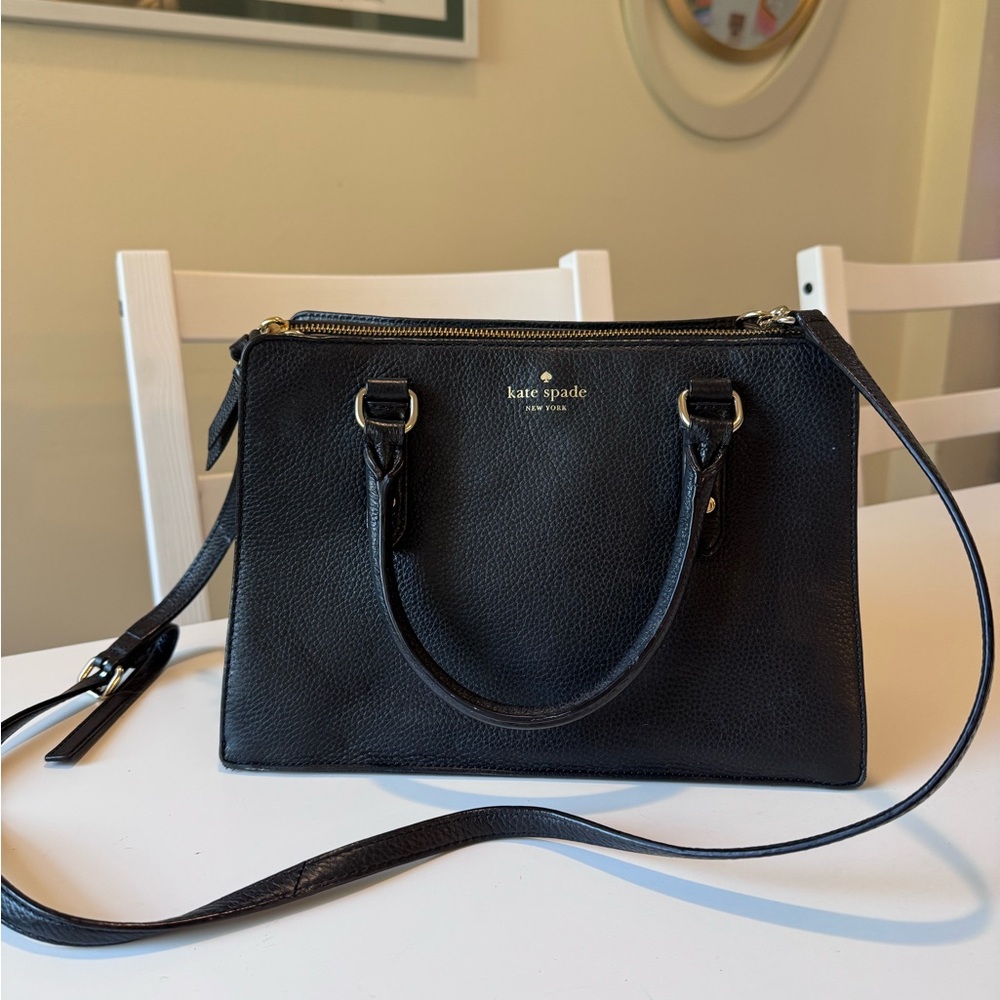 Kate Spade Black Leather Handbag